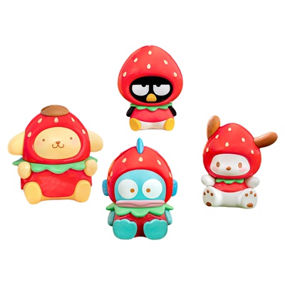 TOPTOY三丽鸥家族草莓糖系列MINI挂件盲盒可爱萌粒背包挂饰礼物