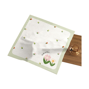 茶盘盖巾茶具果盘小尺寸盖布小家电正方形多用遮尘布茶台装饰盖巾