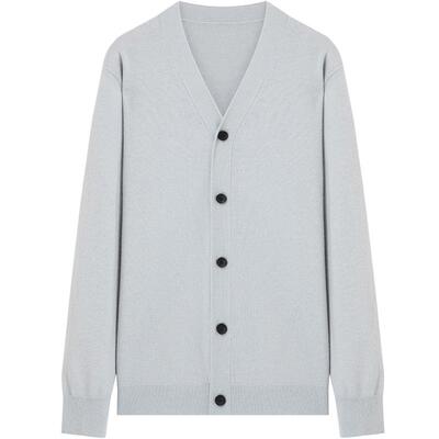 JDV纯羊毛V领单排扣针织开衫