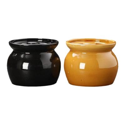 瓦罐炖盅隔水炖一人食蒸蛋炖罐带盖汤罐中式沙县小吃陶瓷煨汤汤盅