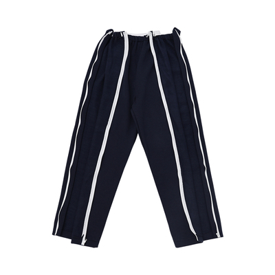 易穿脱两侧全开拉链长裤春秋