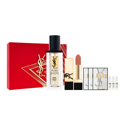 圣罗兰口红NM小样香水7.5ml套装