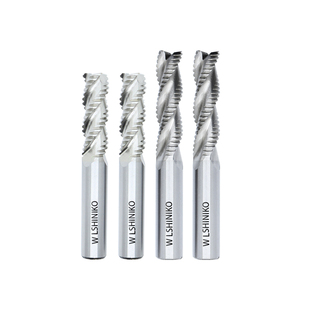 伟立信-普长加长特长三刃粗皮铣刀玉米波纹刀6-10-12-16-20-25mm