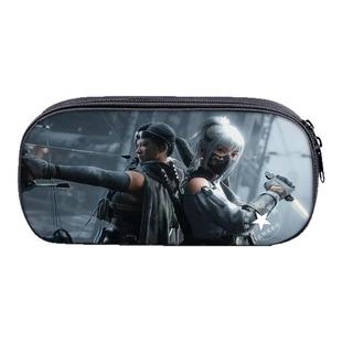 三角洲行动红狼威龙男孩笔袋代号骇爪 蛊 威龙王宇昊乌鲁鲁蜂医文具盒个性射击游戏周边初中生大容量笔盒炫酷