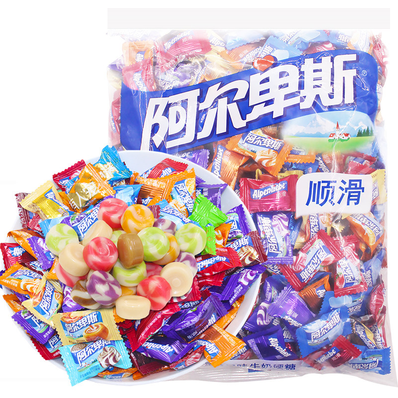 阿尔卑斯牛奶糖结婚庆喜糖果散装批发混合口味水果硬糖零食棒棒糖