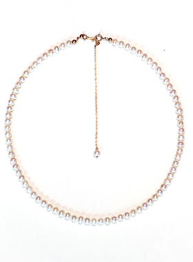 choker颈链淡水天然珍珠