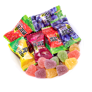 棵力果维C酸q糖橡皮糖水果软糖喜糖过新年货糖果小零食整箱批发