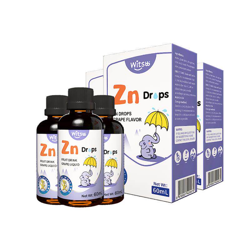 健敏思甘氨酸螯合锌葡萄味*3瓶