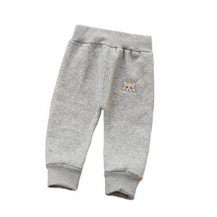 儿童裤子加绒女童保暖裤外穿薄绒春秋款宝宝冬装宽松一体绒休闲裤