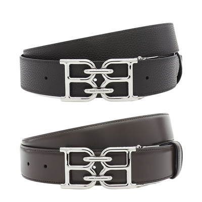 巴利男士真皮休闲皮带