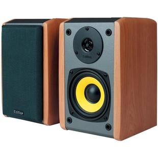 漫步者R1000TC北美版木质箱体欧式音箱笔记本电脑台式机桌面复古音响一对家用3d环绕2.0古典木制多媒体有源