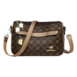 品牌女包真皮单肩斜挎包2025春新款手提包洋气中年妈妈包牛皮小包