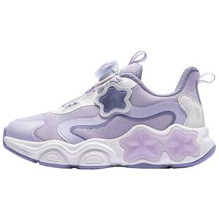 星空灯鞋丨安踏儿童运动鞋女小童鞋2026春季新款软弹老爹鞋纽扣鞋