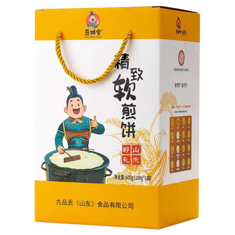 煎饼官杂粮煎饼礼盒装600g
