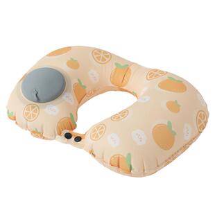 充气u型枕旅行坐飞机神器护颈枕便携冰丝凉感u形枕旅游好物出行