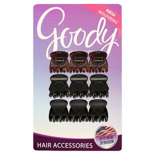 Goody歌妮高马尾发抓夹迷你侧边刘海夹碎发神器夹固定发卡夹子