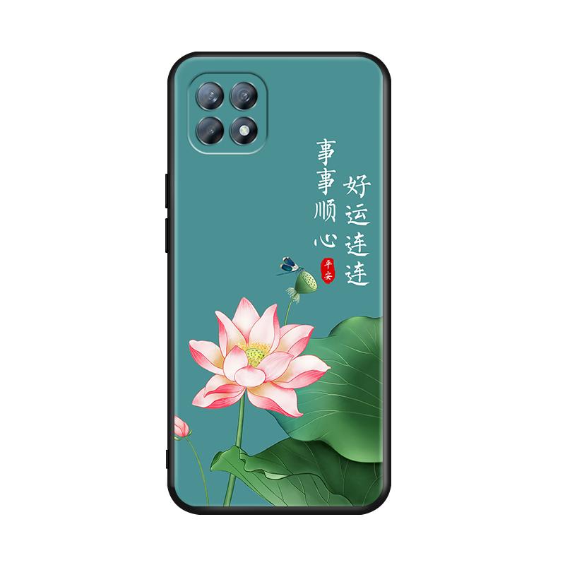 适用OPPOReno4se手机壳ren04se防摔保护套OPPO创意中国风Reno4se全包软硅胶外壳PEAT00 卡通个性PEAM00简约潮