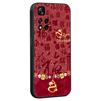 luckrider适用于红米note11 5g手机壳21091116ac软胶防摔redminote11 5g中国风保护套。红迷note11好寓意6.6