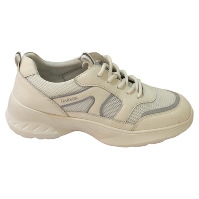 哈森春夏系带日常百搭轻便女单鞋