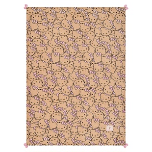 tbh野兽派家居三丽鸥Hello Kitty法兰绒暖香毯毯子办公室午睡毯