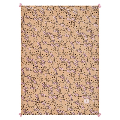 tbh野兽派家居三丽鸥Hello Kitty法兰绒暖香毯毯子办公室午睡毯