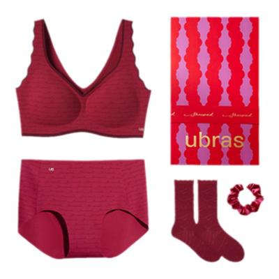 【红品全家桶】ubras红文胸礼盒