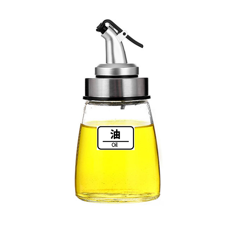 可控式玻璃油壶防漏150ml200ml小油罐调味瓶酱油瓶醋壶料酒瓶器皿