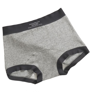 格雷风纯棉平角内裤女二合一无痕平角裤10A加长加宽抗菌全棉裆
