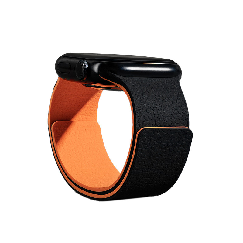 匠戴适用苹果S11手表iwatch10表带applewatch9磁吸S8硅胶S10新款Ultra男SE运动3创意8女运动7高级6秋冬腕表带