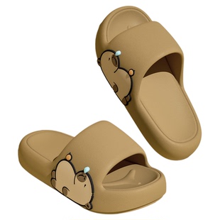 卡皮巴拉2026超好看的拖鞋女新款夏季室内居家居防滑防臭凉拖外穿