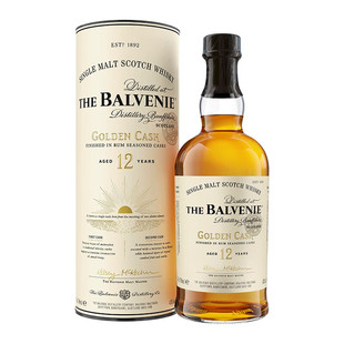 百富Balvenie12年黄金桶700ML苏格兰单一麦芽威士忌海外进口洋酒