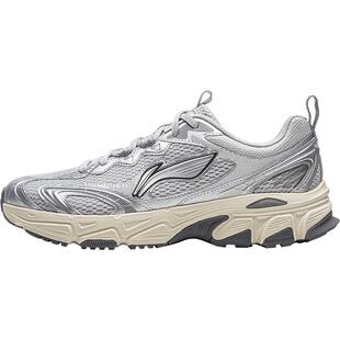 李宁逍遥v3丨休闲鞋男女鞋新款复古老爹鞋跑步减震轻便运动鞋子