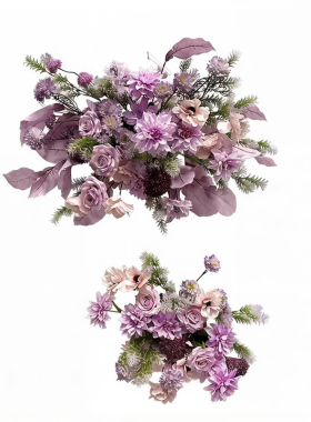 莫奈花园仿真花墙打卡