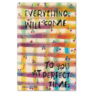 『Montilord』厚笔记本A5方格厚纸CherriesPLUS记事本护眼高效简约防水平摊顺滑好写网格ins风樱桃田间字母彩