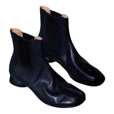 Le'Murmure意大利马皮分趾踝靴