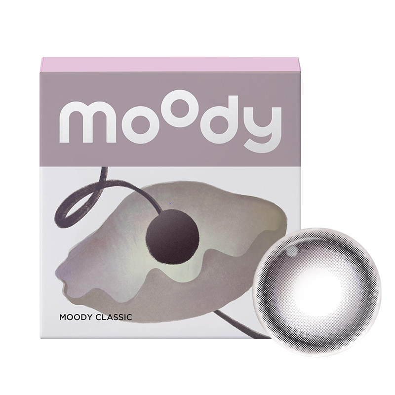 moody美瞳日抛经典38%低含水新手长戴柔咖棕彩色隐形眼镜10片专享