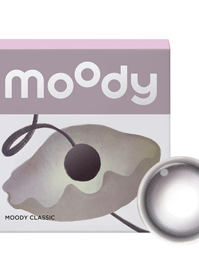 moody美瞳日抛经典38%低含水新手长戴柔咖棕彩色隐形眼镜10片专享