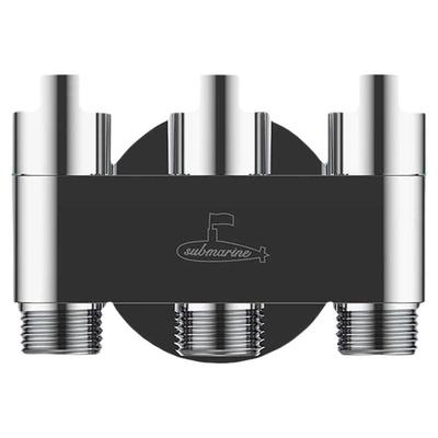 潜水艇黄铜加厚一进二出一进三出