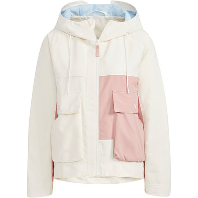 阿迪达斯女子休闲运动连帽外套