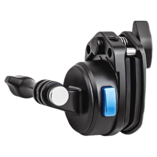 摩托车风挡夹磁吸固定快拆支架适用大疆Action5pro/6/4/3运动相机GoPro13 insta360前挡风板夹子电动车配件