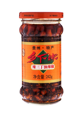 贵州乡下妹三丁油辣椒拌面拌粉