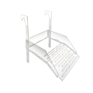 乌龟挂钩晒台深水位爬台壁挂式浮台造景平台固定休息攀爬高清