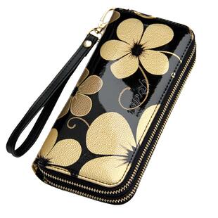 真皮钱包卡包一体女款长款双拉链大容量现金手机包2026新款高级感