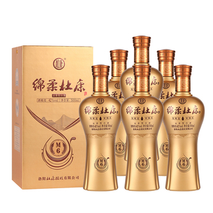 【全新升级】杜康绵柔M6浓香型42度低度白酒500ml*6瓶整箱纯粮食