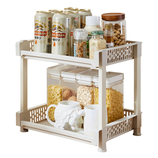 厨房台面调料置物架可移动卫生间浴室储物架多层桌上收纳架放杯子