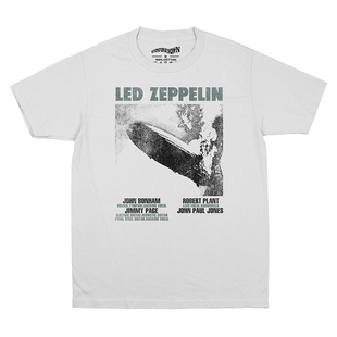 Led Zeppelin齐柏林飞艇欧美摇滚乐队复古纯棉宽松短袖休闲男T恤