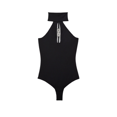 Intimissimi意舒漫柔软莫代尔性感修身显瘦挂脖连体衣BO2591B