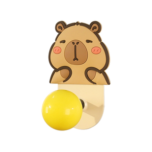 可爱卡通磁铁磁贴收纳磁吸挂钩冰箱贴强力入户门吸铁石挂物钩装饰