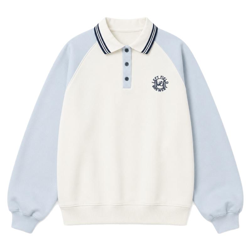 青少年polo领卫衣秋季