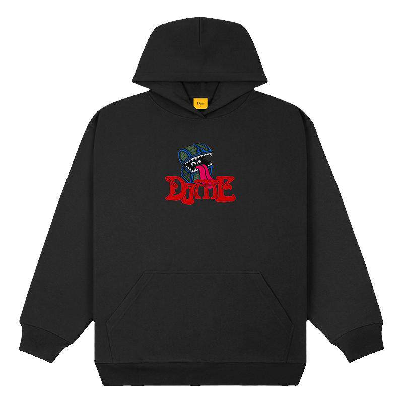 Dime卡通印花连帽衫卫衣
